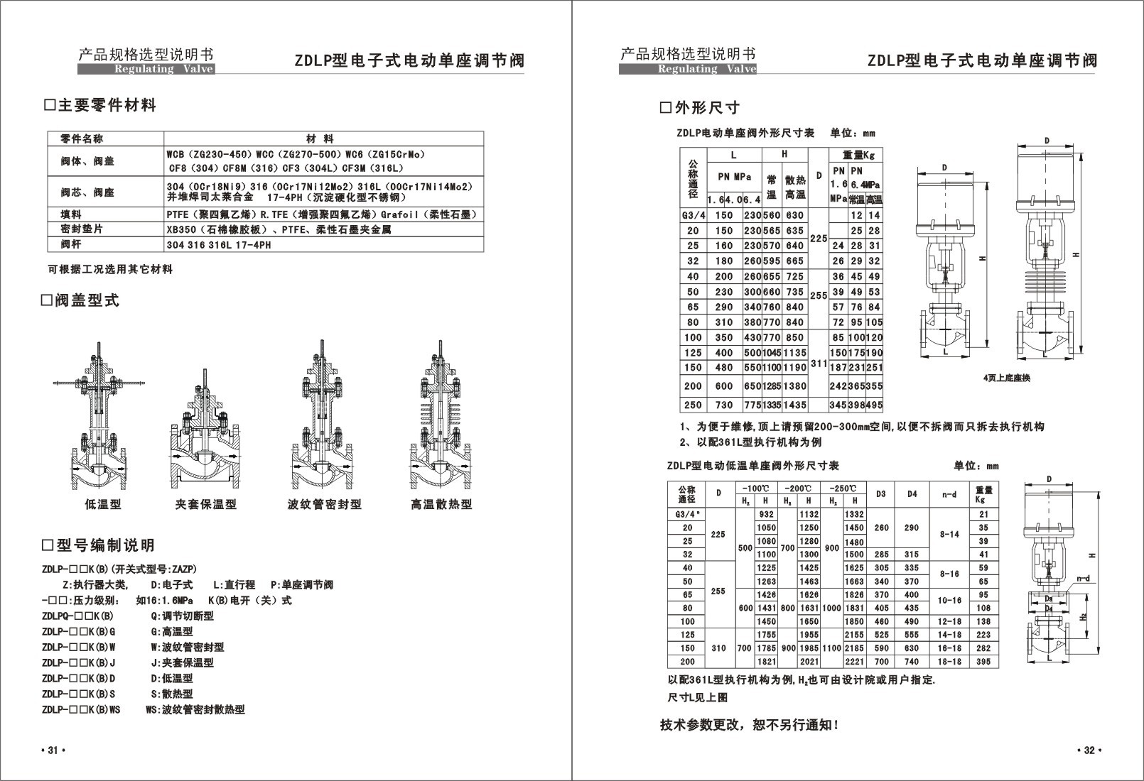 电子式电动调节阀使用说明书